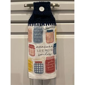 Crochet Top Kitchen Towel- Measure Life With Smiles